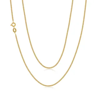 14ct Yellow Gold 55cm Curb Chain