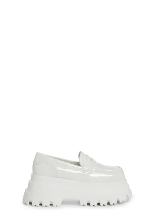 Aleo Platform Loafers - White