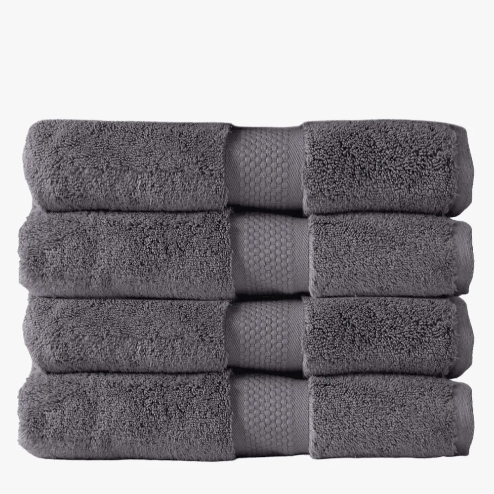 Aria Premium Collection Face Towel Grey