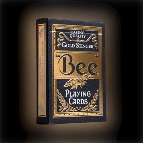 Bee Gold Stinger Playing Cards