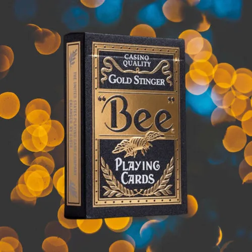 Bee Gold Stinger Playing Cards