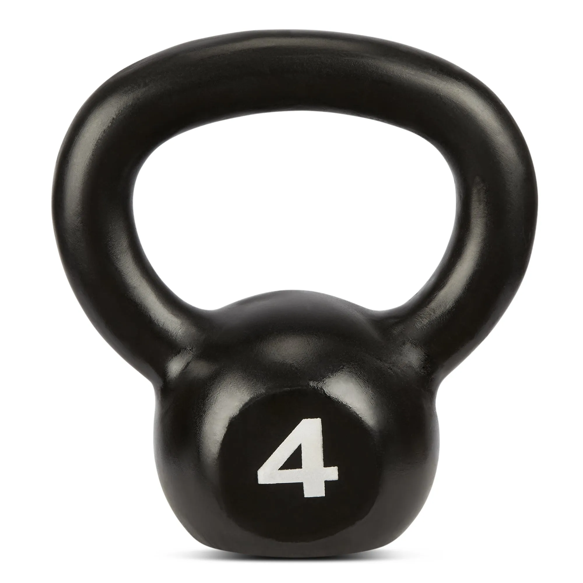 Black Cast Iron Kettlebell - 4kg