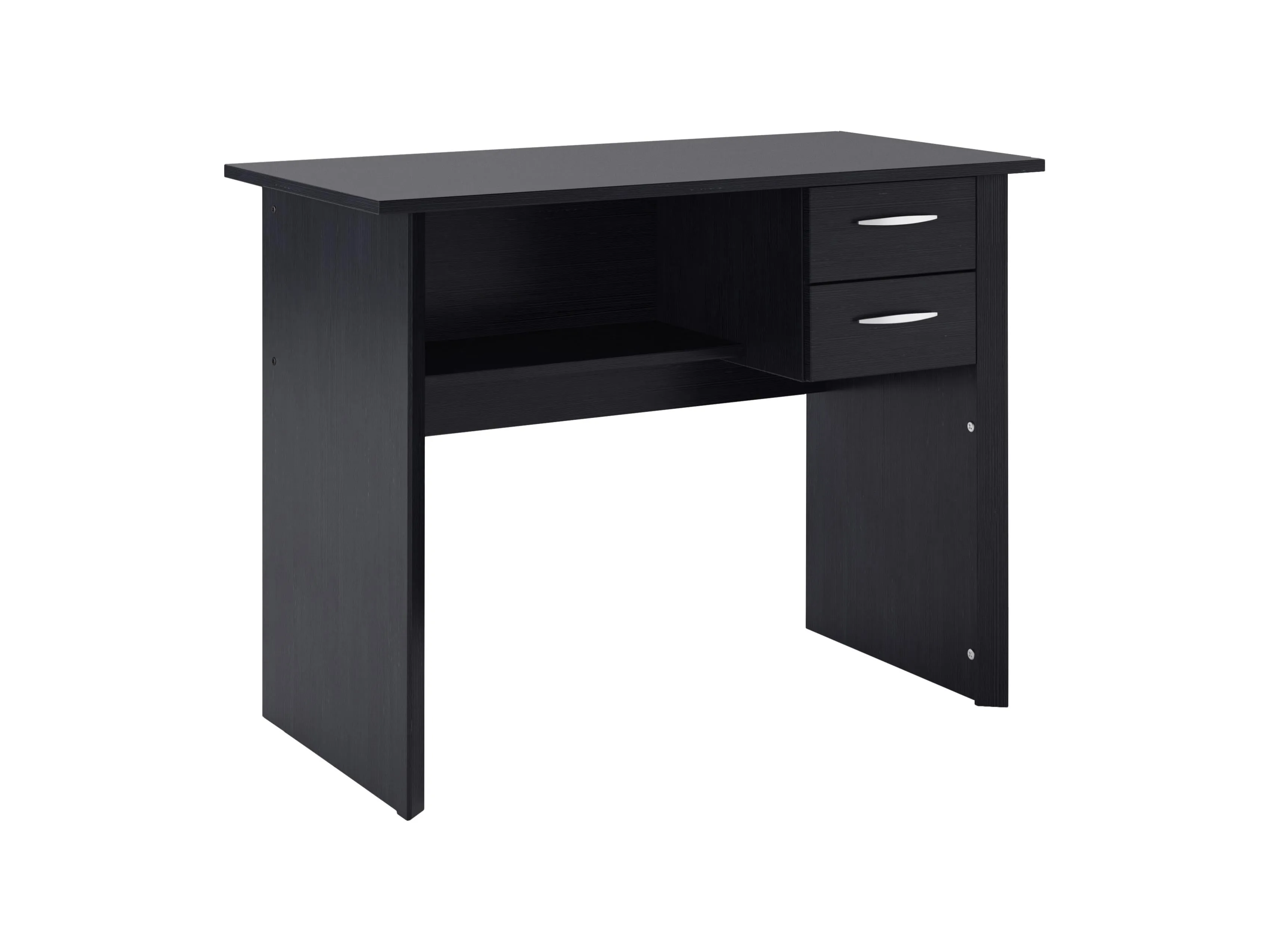 Black Desk with Drawers