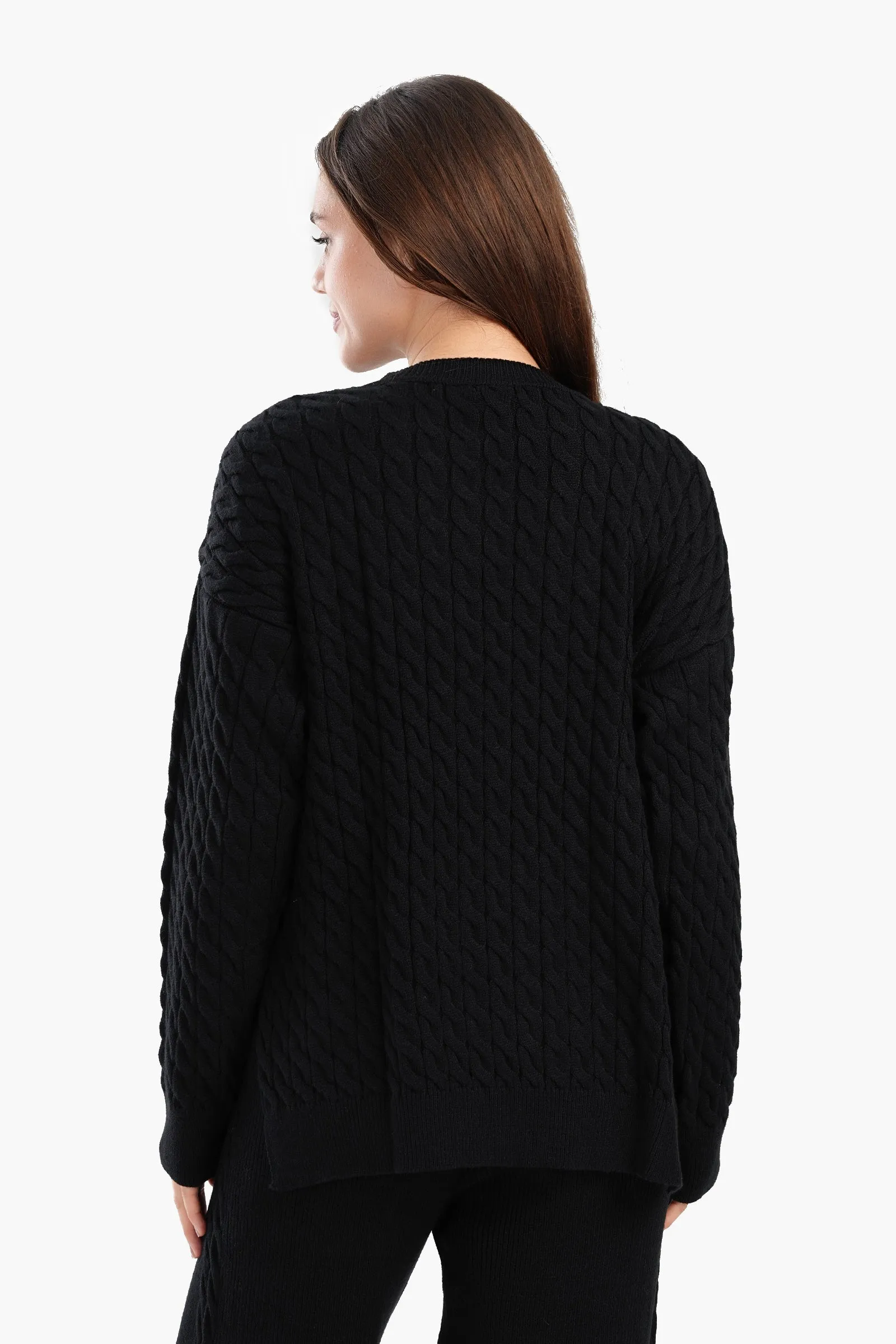 Cable Knitted Lounge Pullover