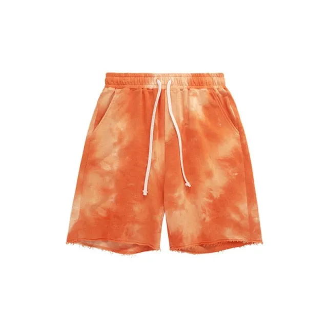 Casual Tie Dye Breathable Shorts