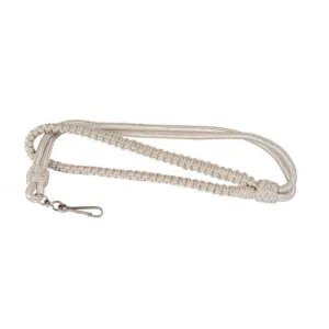 Ceremonial Uniform Mylar Silver Shoulder Cord/Lanyard