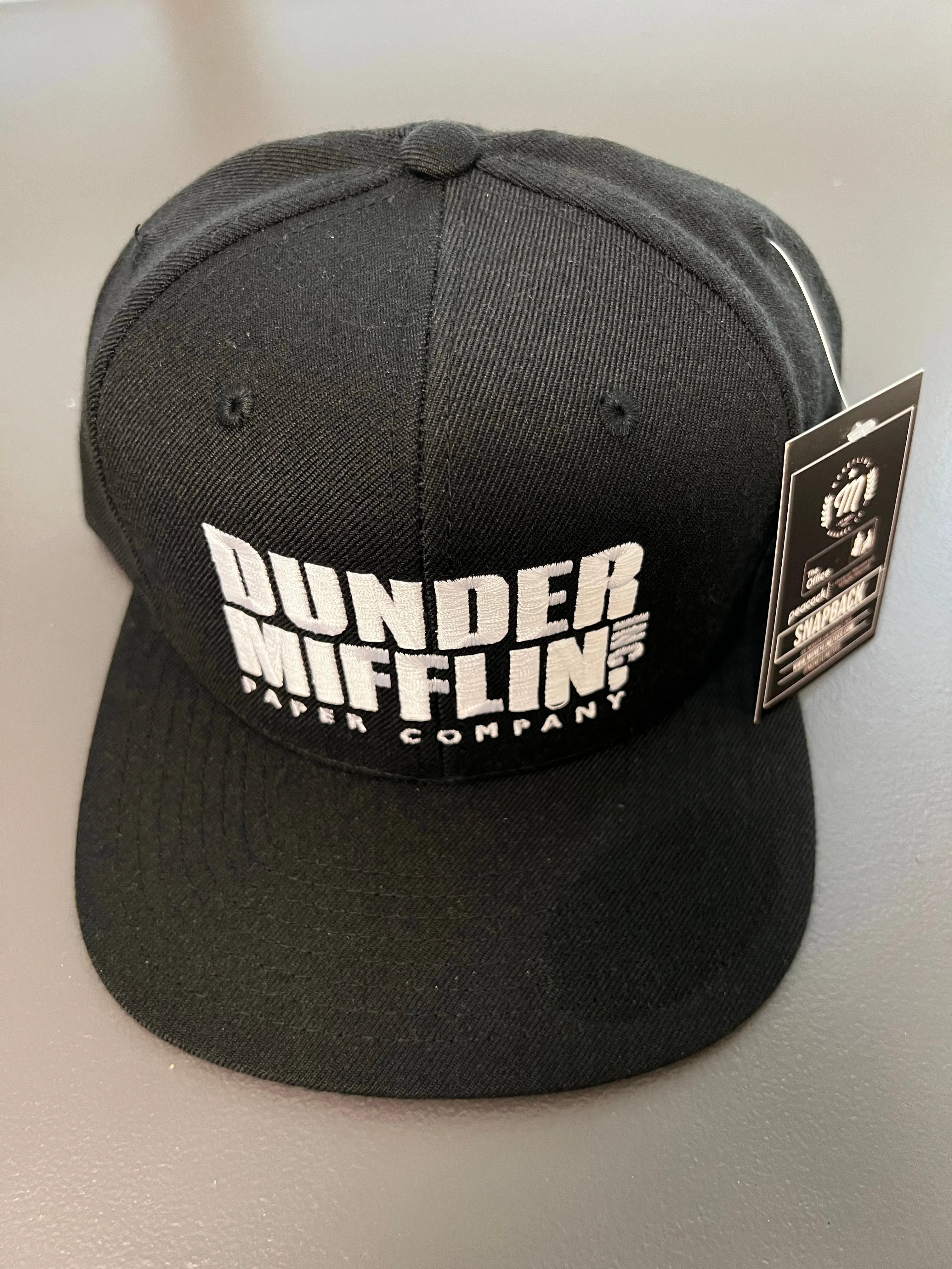 Dunder Mifflin - Premium Snapback Hat Black