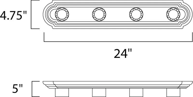 Essentials - 712x 24" Vanity Lighting