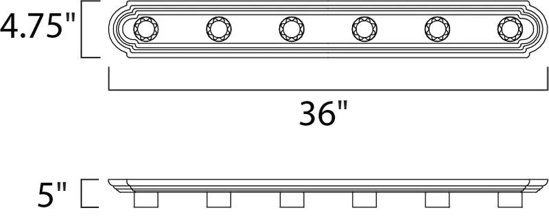 Essentials - 712x 36" Vanity Lighting