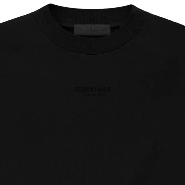 Fear Of God Essentials LS Core Tee (Jet Black) 125BT232010F