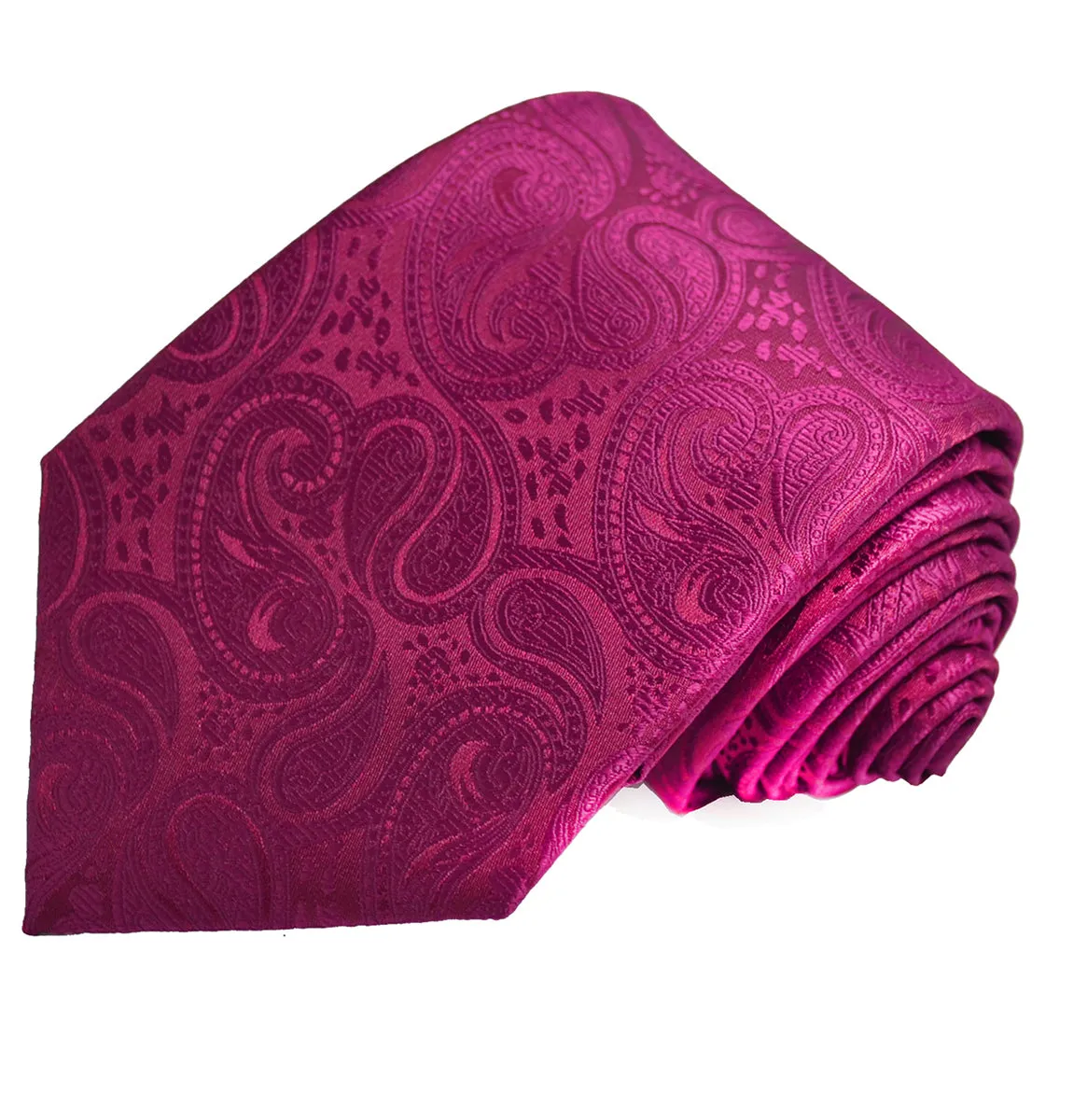 Formal Hot Pink Paisley Tuxedo Vest Set