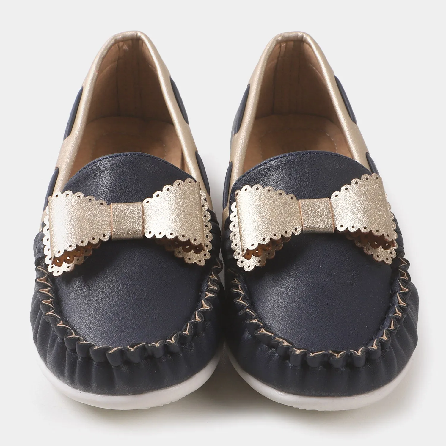 Girls Loafers 25-34 - NAVY