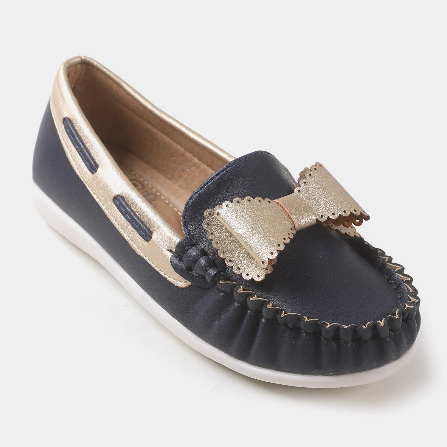 Girls Loafers 25-34 - NAVY