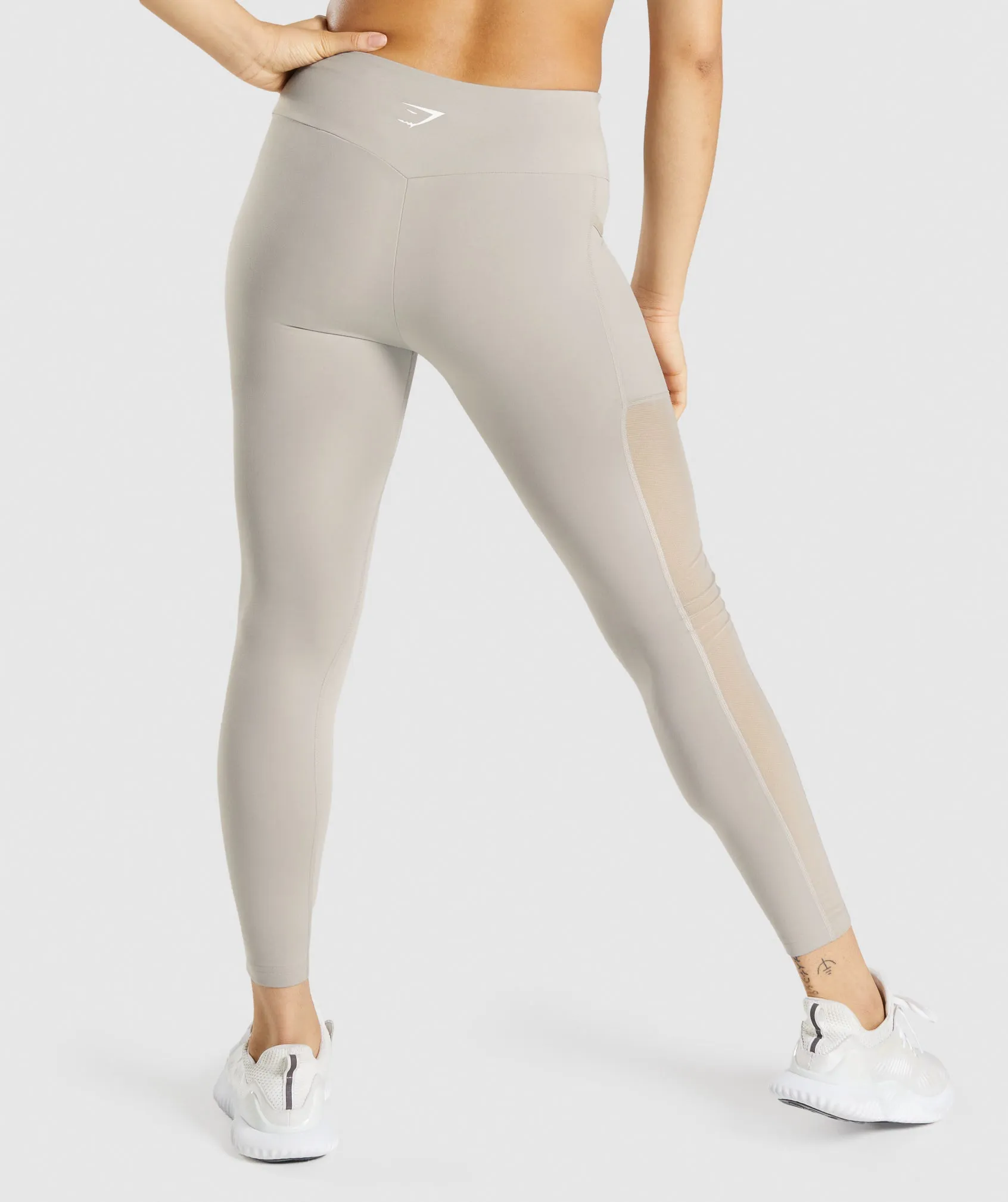 Gymshark Training Mesh Pocket Leggings - Grey