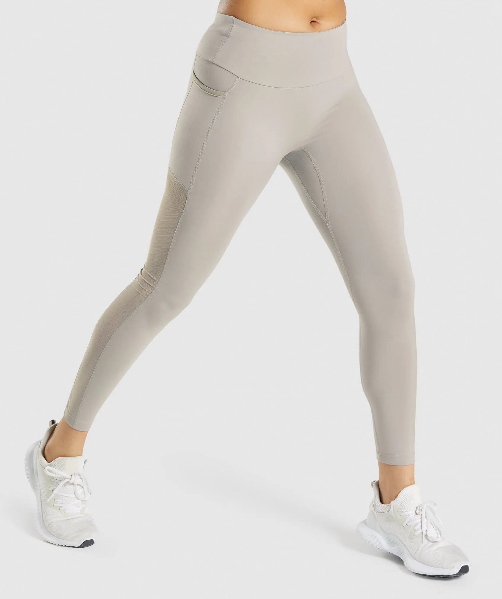 Gymshark Training Mesh Pocket Leggings - Grey