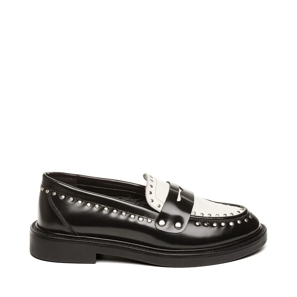 Harloe Loafers COCONUT MLK/BLK