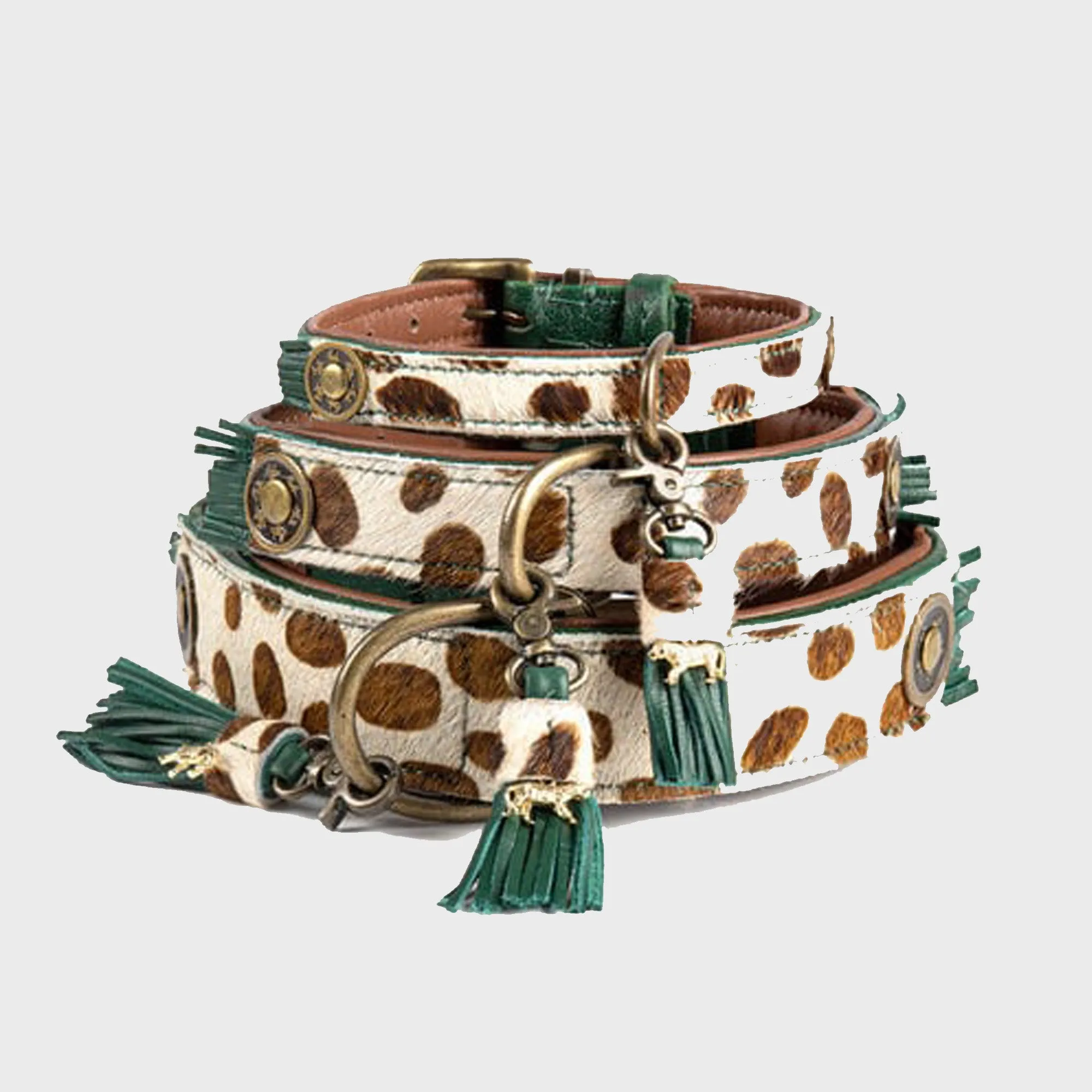 Ivy dog collar with animal print - Dog with a Mission