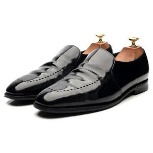 'Jive' Black Patent Leather Loafers UK 9 E