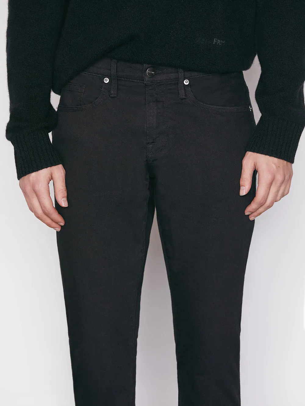 L'Homme Slim Crop -- Noir