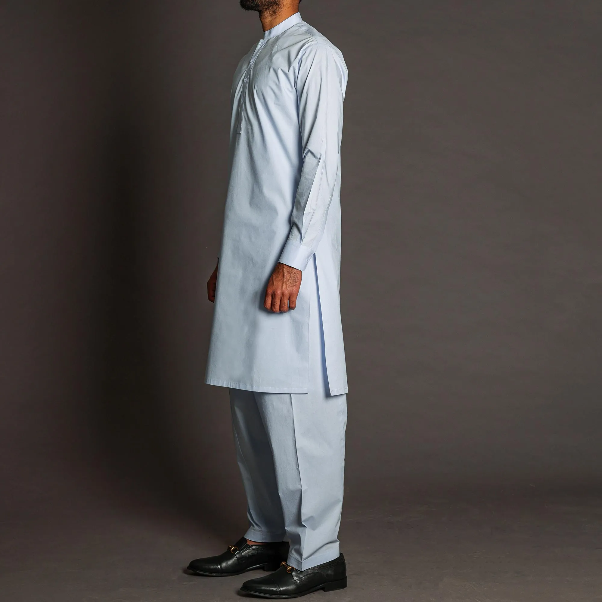 Light Sky Blue Shalwar Qameez