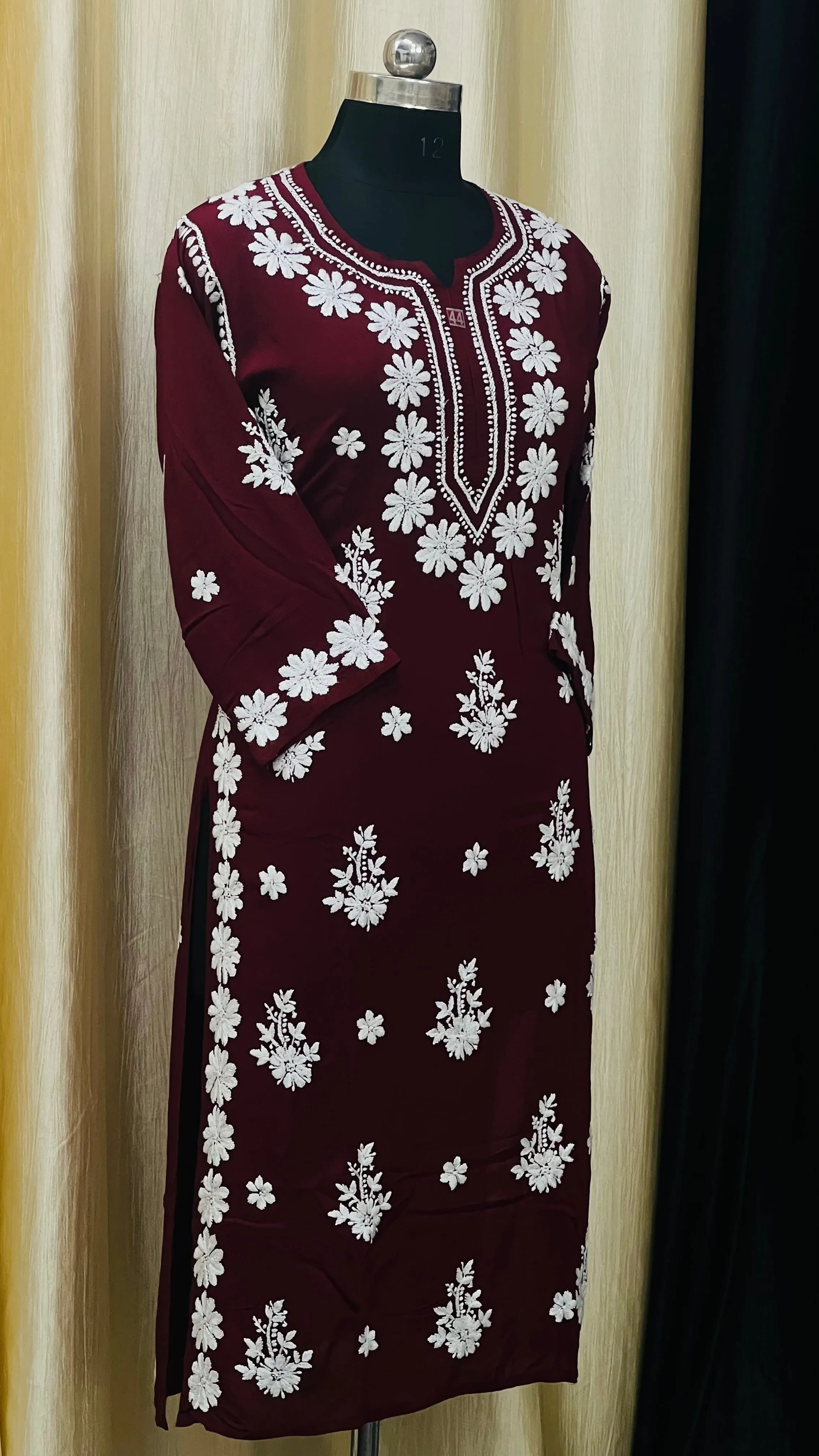 Modal Chikankari kurti