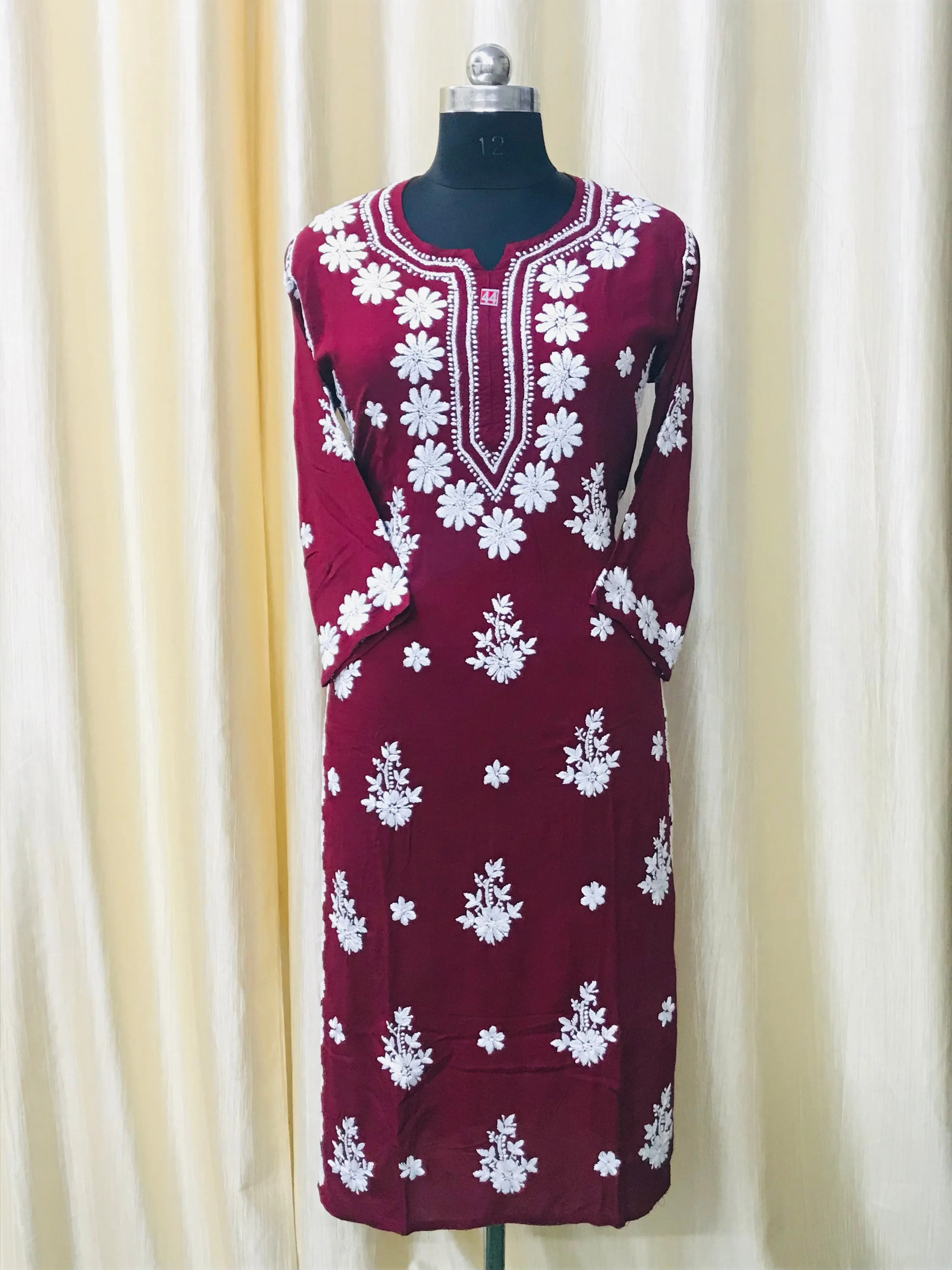 Modal Chikankari kurti