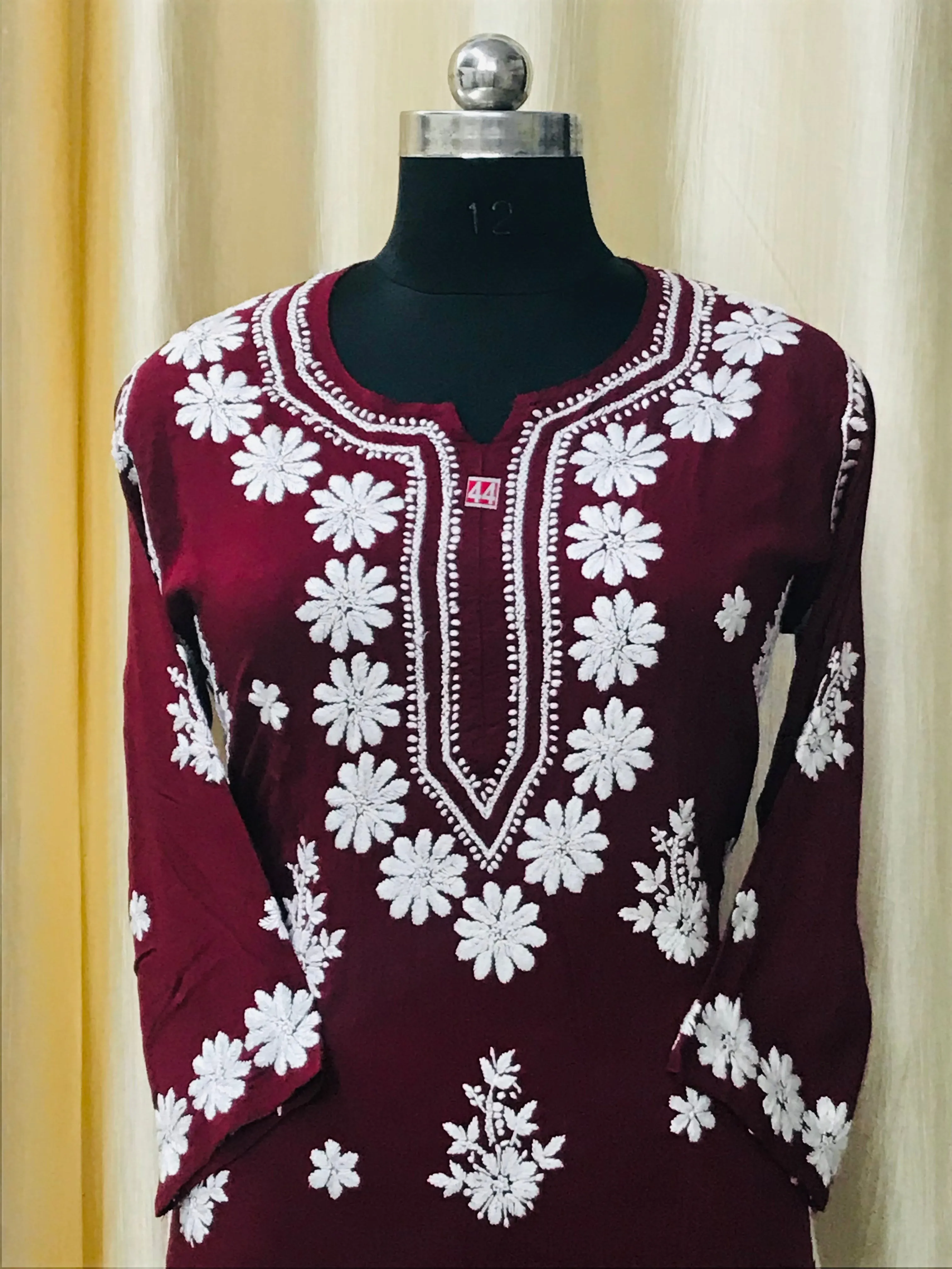 Modal Chikankari kurti