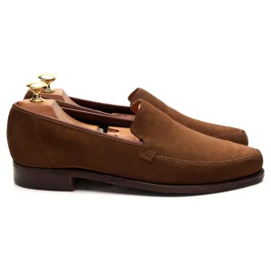 New & Lingwood Snuff Brown Suede Loafer UK 8 E