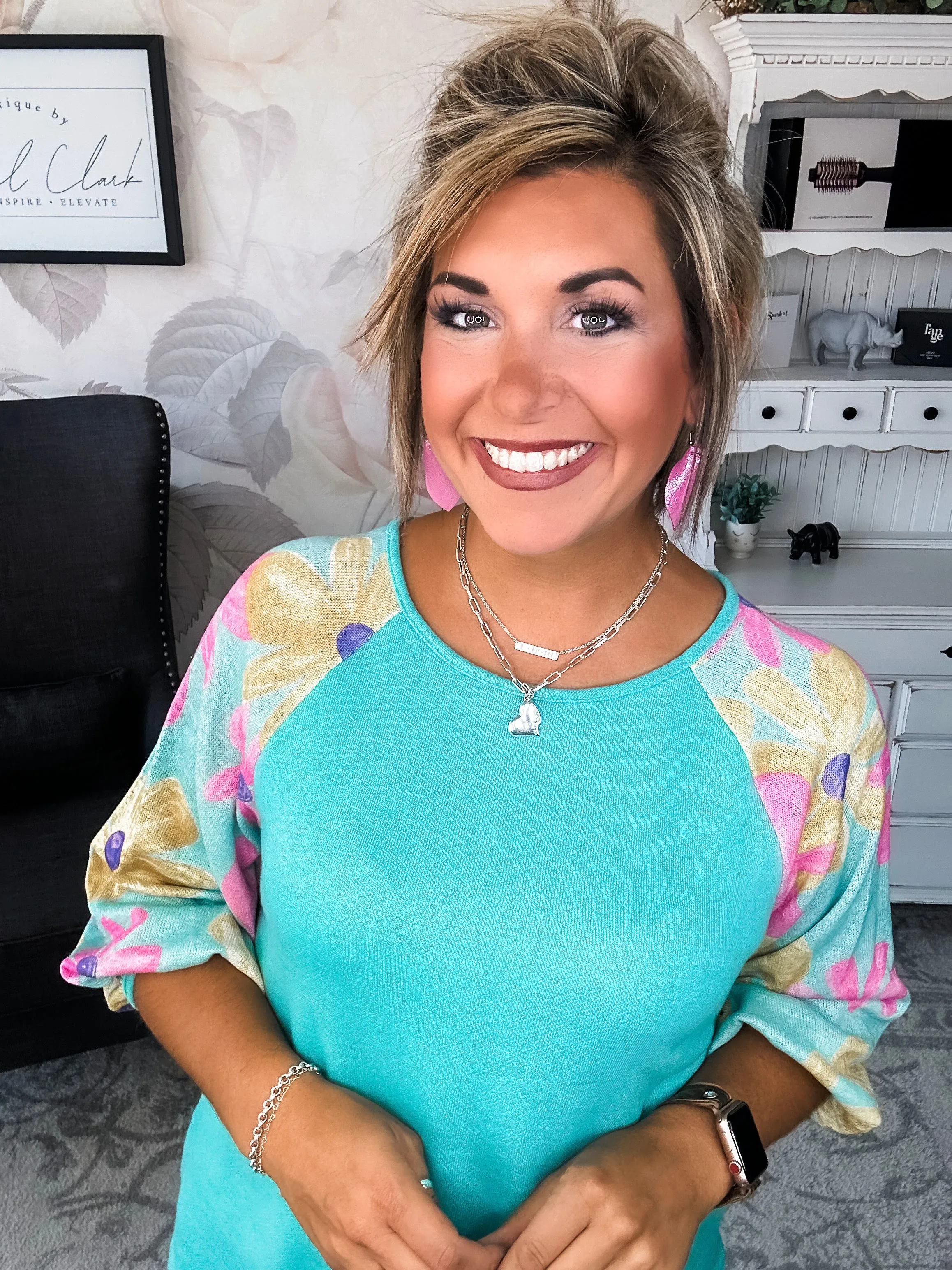 No Plans Needed Top - Turquoise