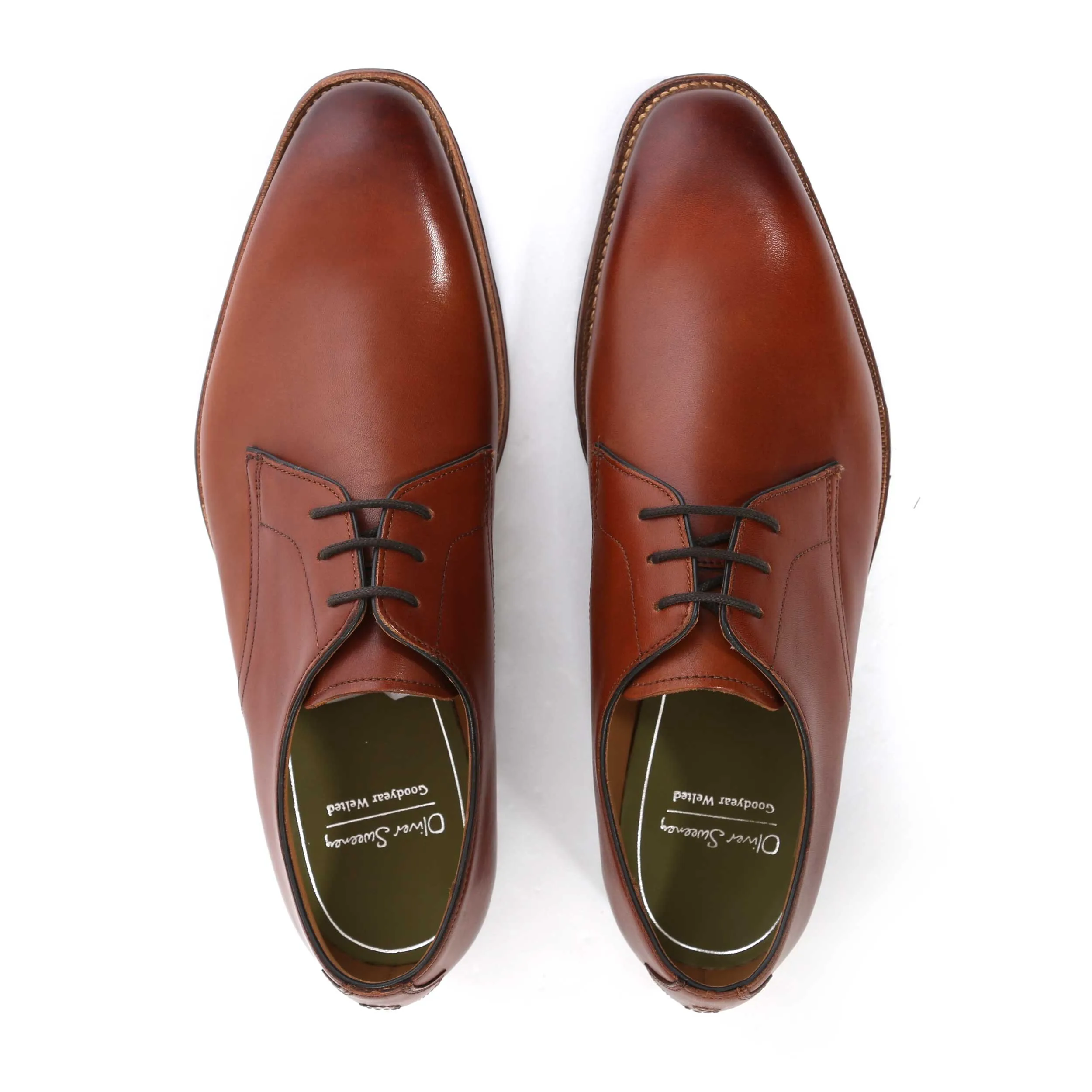 Oliver Sweeney Eastington Shoe in Cognac Brown