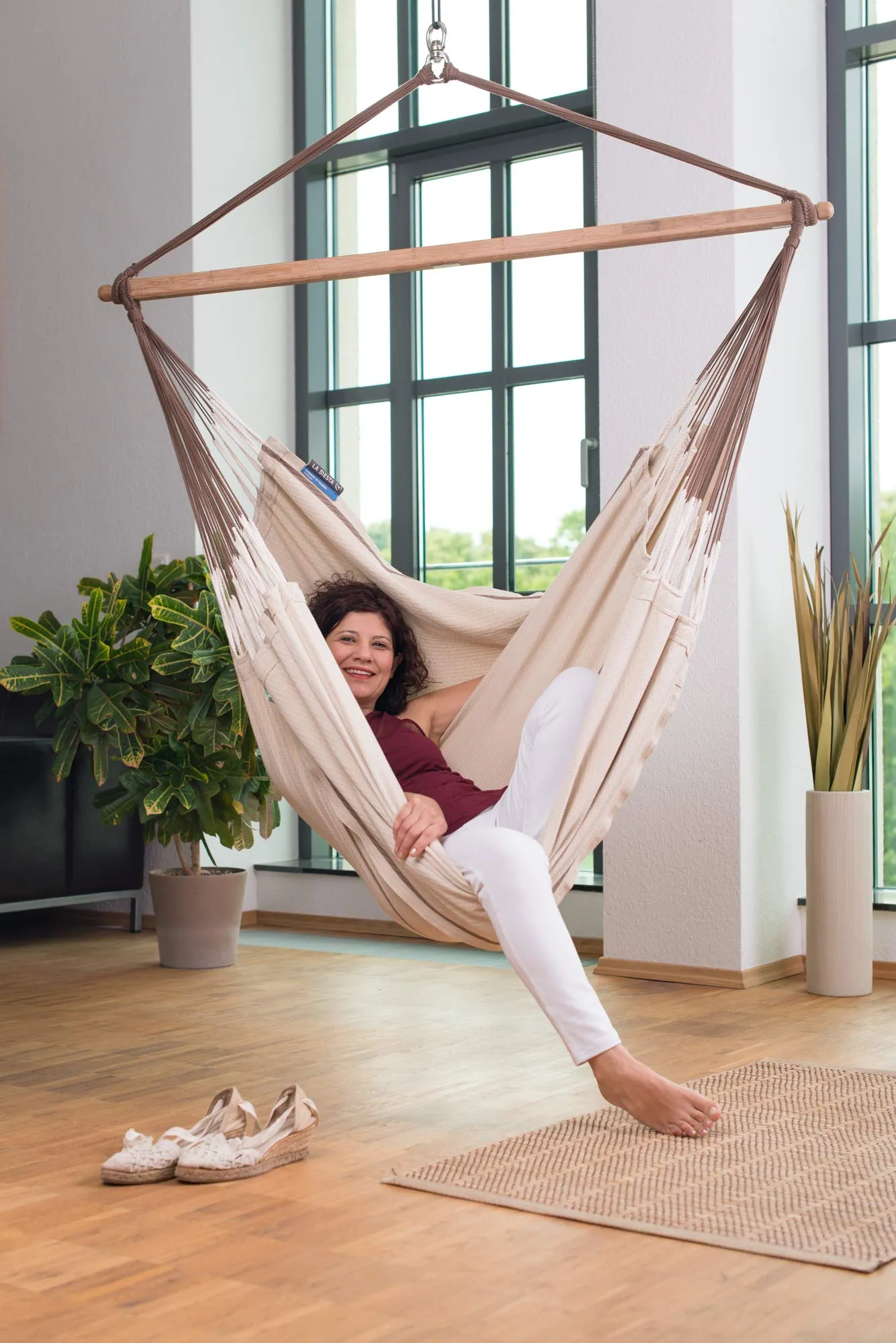 Organic Cotton Lounger Hammock - LA SIESTA