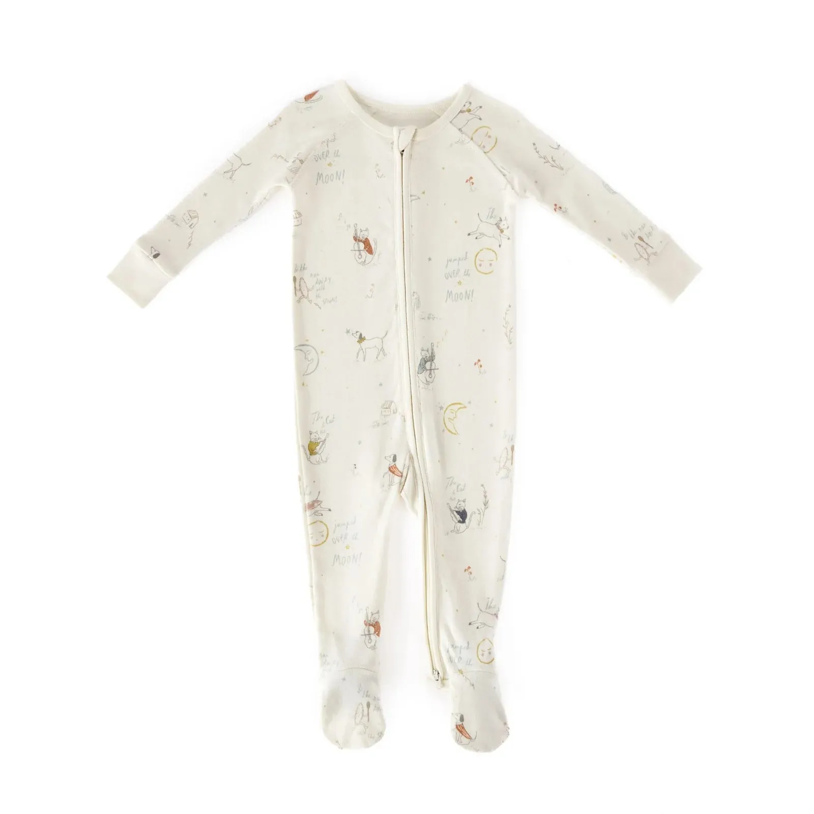 Over the Moon Ribbed Baby Sleeper