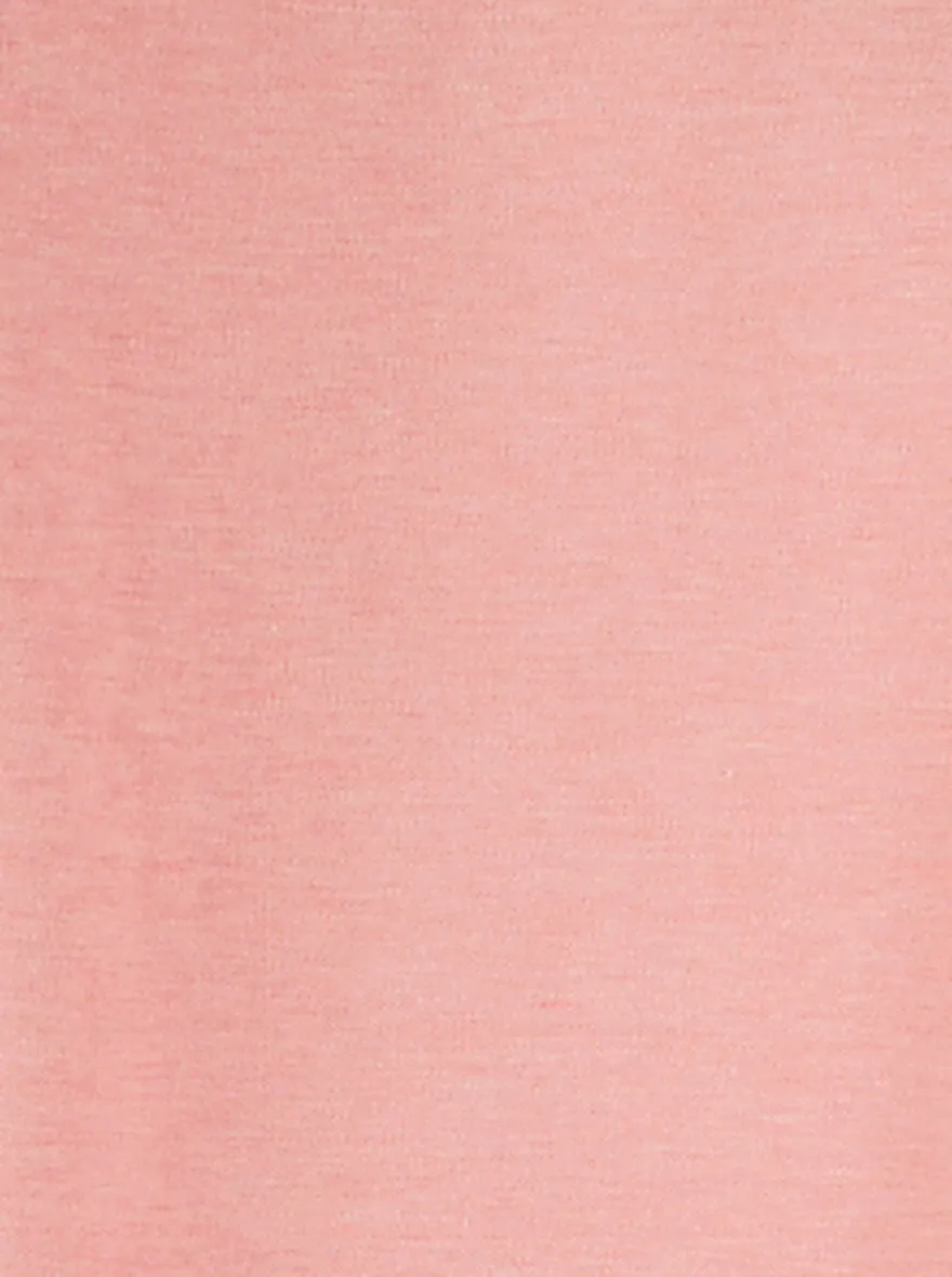 Pink Melange Solid Slim Fit Polo T-shirt | Greenfibre