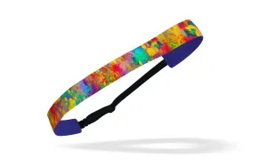 RAVEbandz Adjustable Headbands - (Clrfl Paint Splatter)