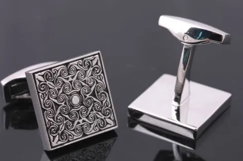 Square Silver Cufflinks