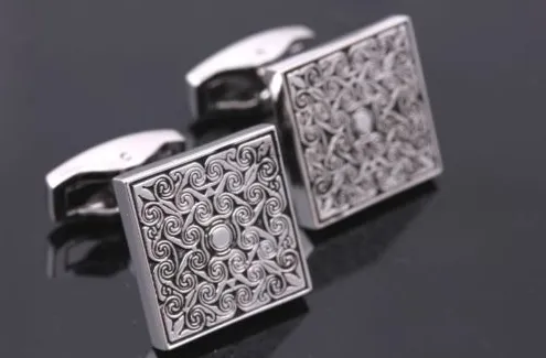 Square Silver Cufflinks