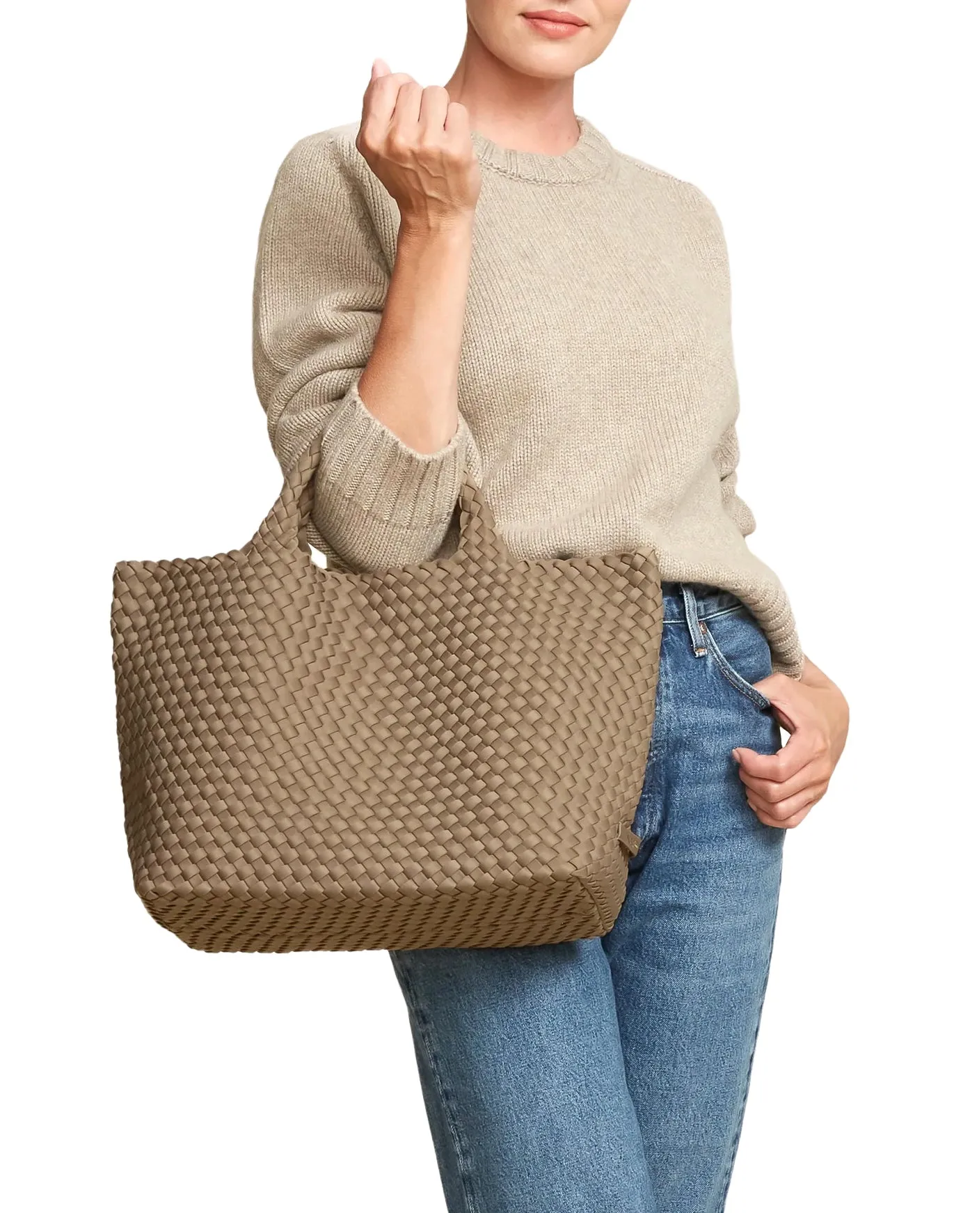 St. Barths Medium Tote - Cashmere