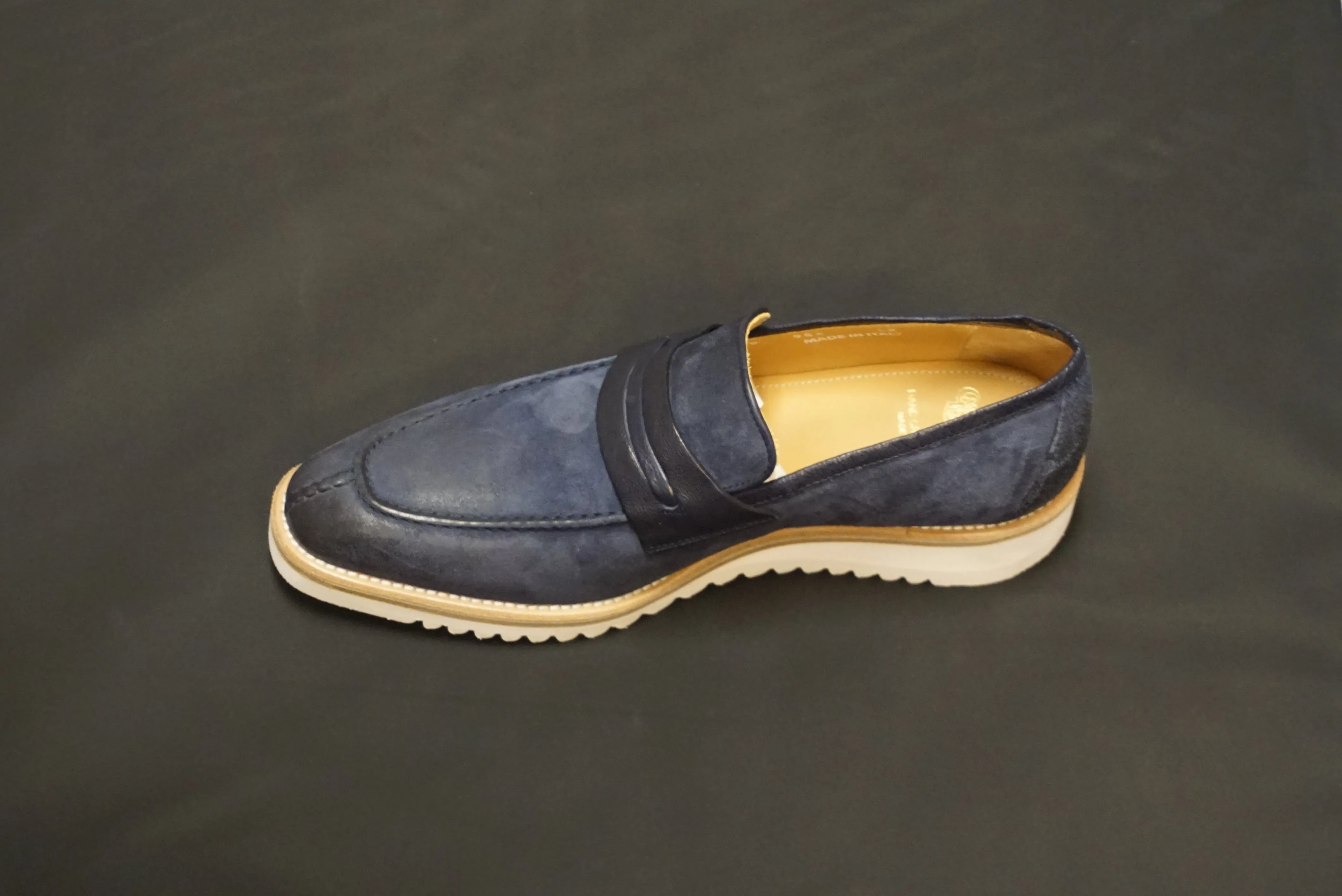 Toscana Vintage Suede Blue/ Grey Q954