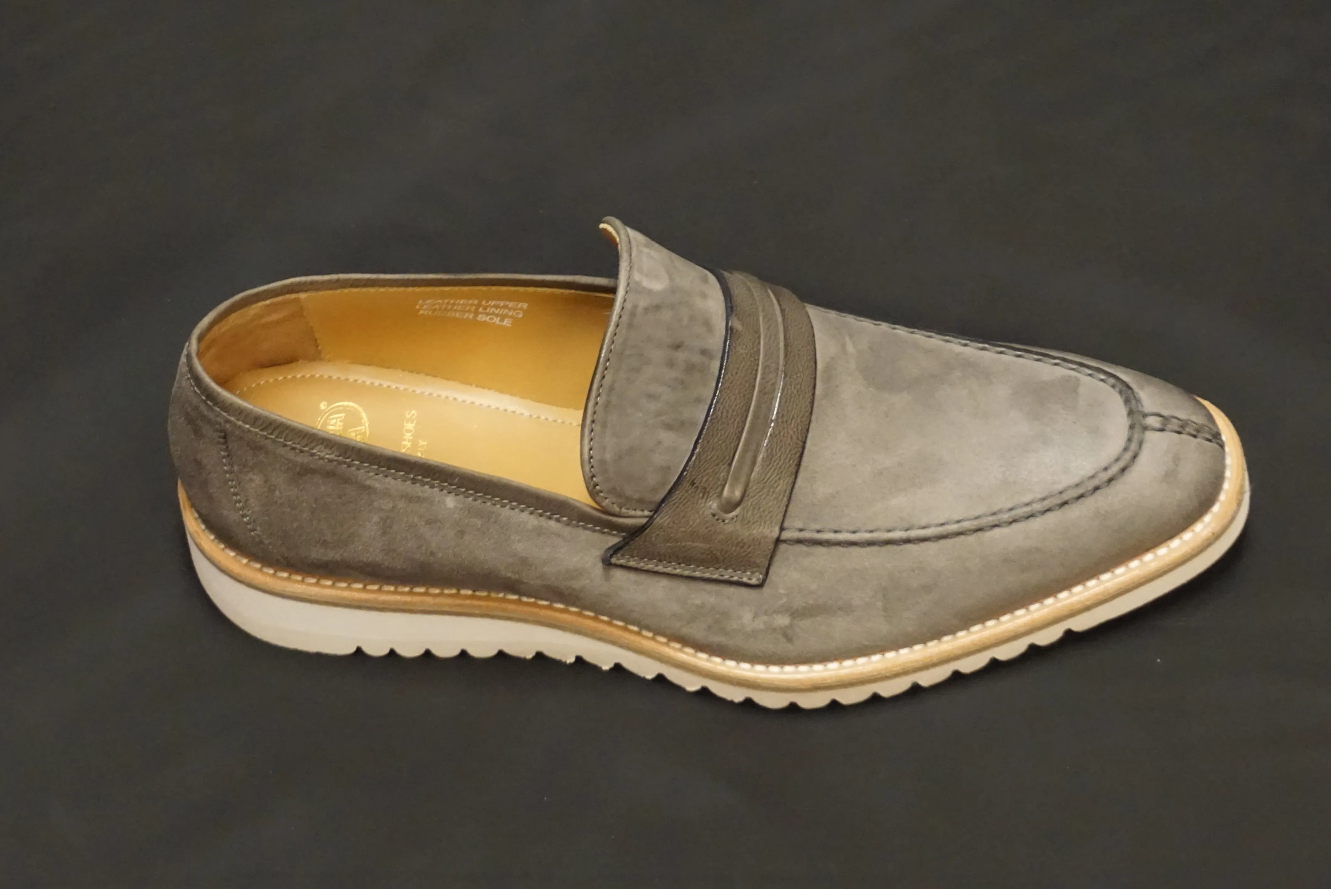 Toscana Vintage Suede Blue/ Grey Q954