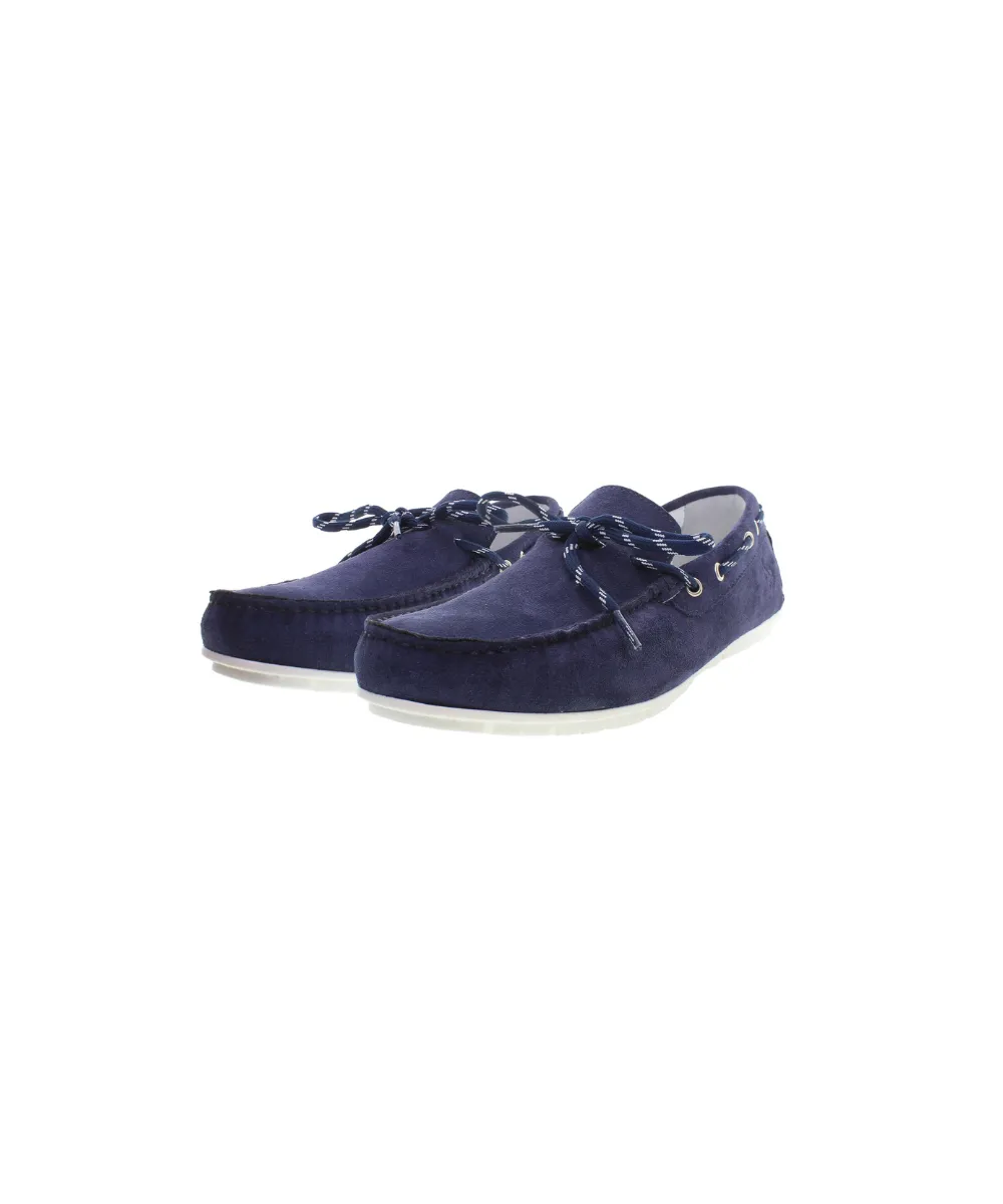 US POLO MENS SUEDE LOAFER WITH RUBBER OUTSOLE