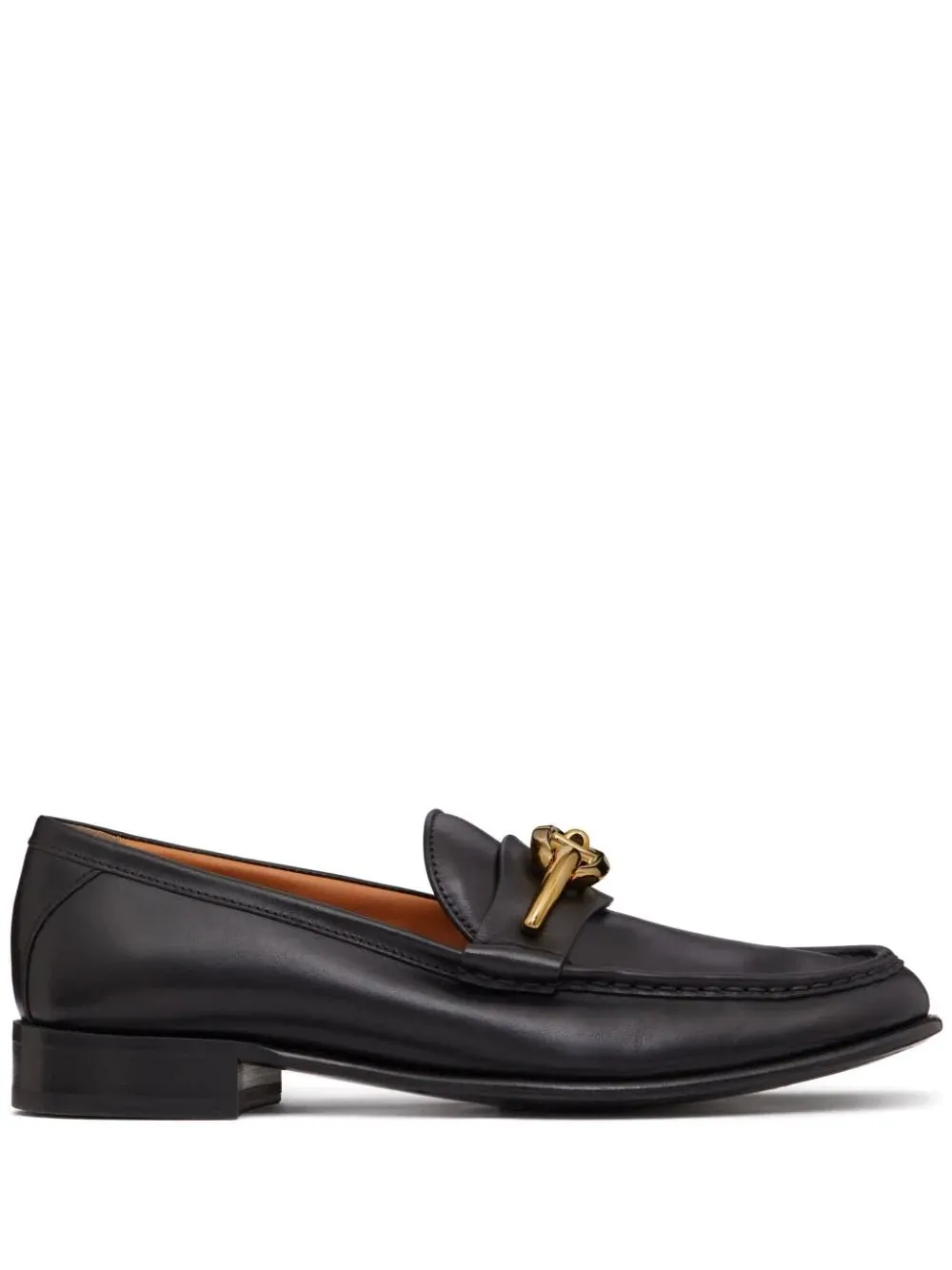 VLogo Moon leather loafers