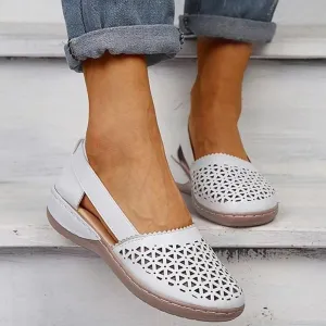 Women Wedges Orthopedic Hollow Out Vintage Sandals