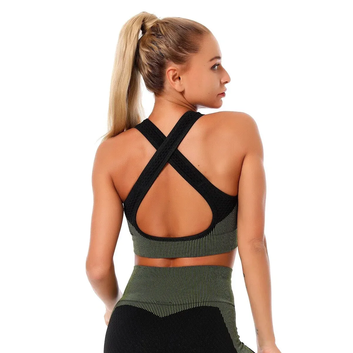 Women's Patchwork Complete Workout Gym Gear