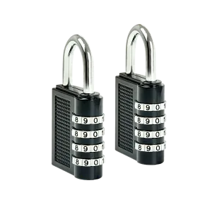 X2 Combination Padlock 4-Digit Outdoor Weatherproof Security School Lock Travel