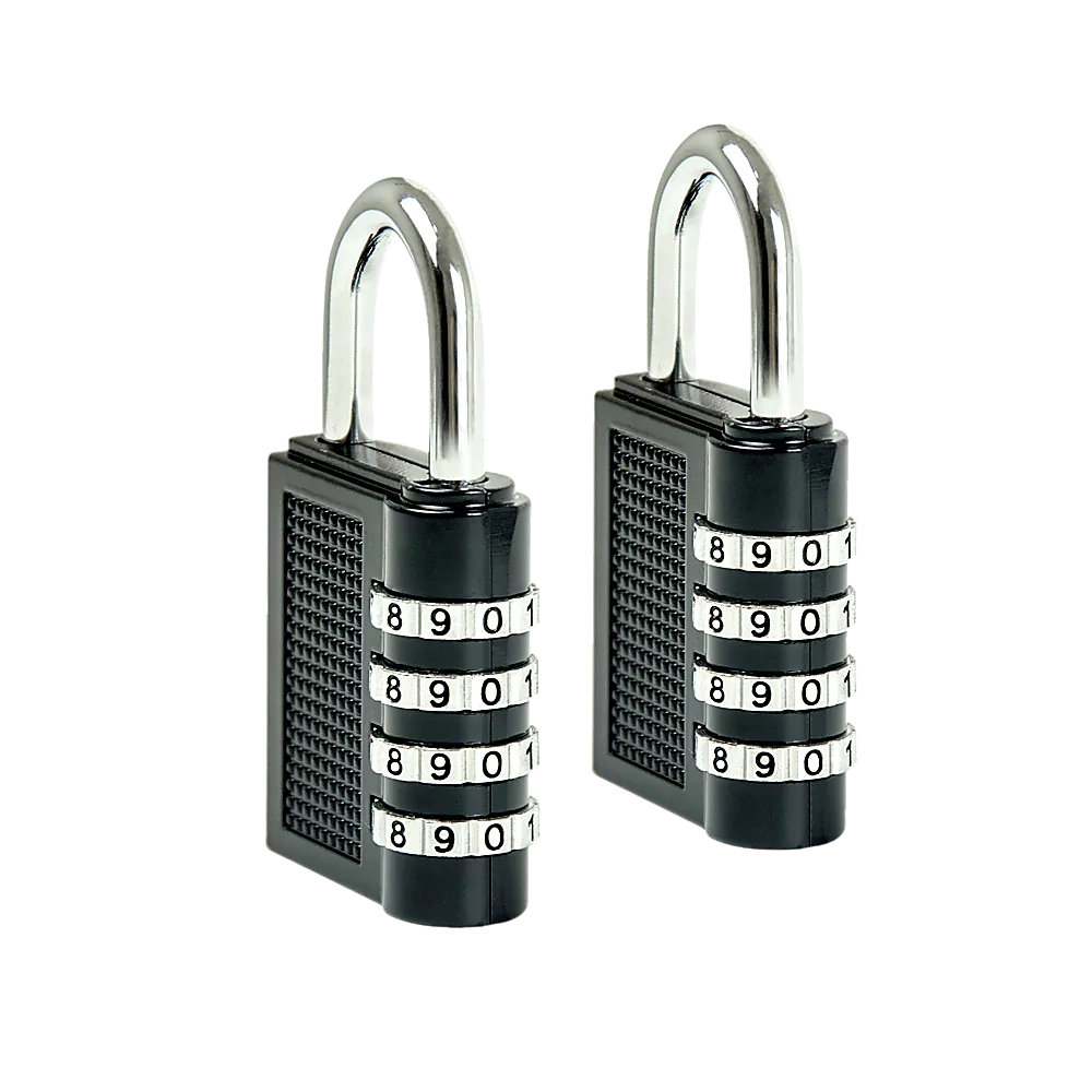 X2 Combination Padlock 4-Digit Outdoor Weatherproof Security School Lock Travel